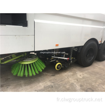 Type de lecteur 6x4 13 tonnes camion de nettoyage de chaussée